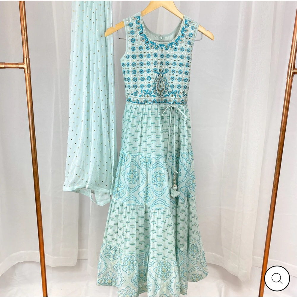 Elegant Blue Kids Dress